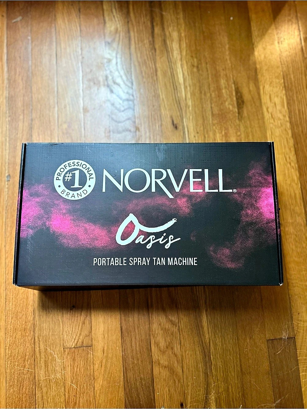 Norvell Oasis Portable Spray Tan Machine, Black & Pink